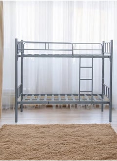 Galaxy Design Galaxy Design Heavy Duty Metal Steel Bunk Bed Grey Color GDF-115  - Image 1