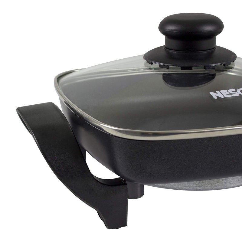 NESCO ES-08, Electric Skillet, Black, 8 inch, 800 watts - Image 3