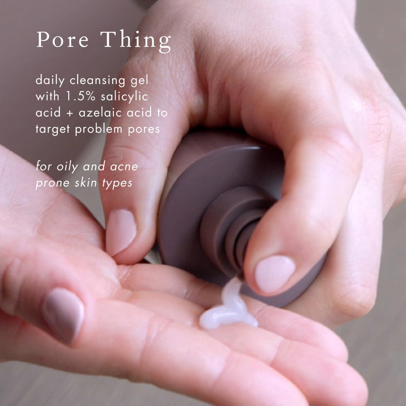 Bioelements Pore Thing - 4 fl oz - Daily Cleansing Gel with 1.5% Salicylic Acid + Azelaic Acid to Target Problem Pores - Vegan, Gluten Free - Never Tested on Animals - Image 3