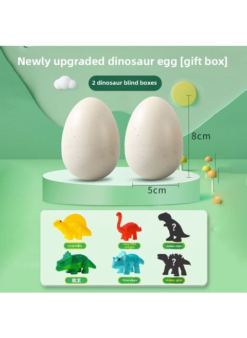 Soaking In Water To Hatch Dinosaur Eggs Blind Box Soak In Water To Expand And Break The Shell Bar To Grow Boys And Girls Children's Toys-Color:Large Upgraded Limited Edition Gift Box [2 Blind Boxes] Dinosaurs Will Become Larger When Soaked In Water