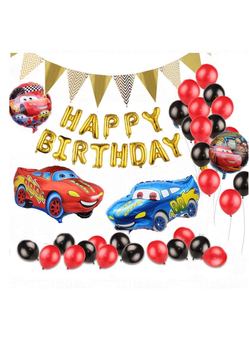 هايلاند مجموعة زينة عيد الميلاد بتصميم سيارة ماكوين - Image 1