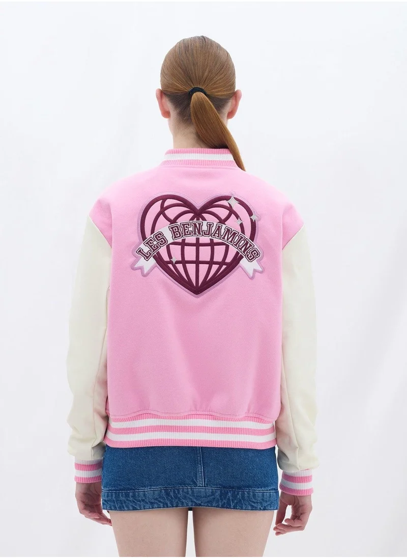 ليس بنجامنز VARSITY JACKET 001