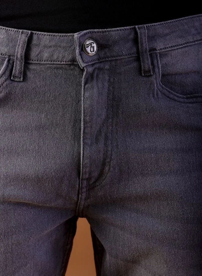 The Indian Garage Co Men Slim Fit Solid Mid-Rise Jeans