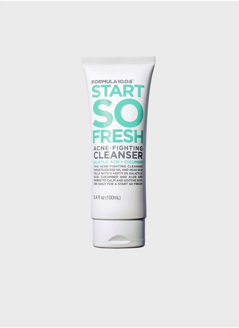 FORMULA 10.0.6 Start SO Fresh Acne-Fighting Cleanser Salicylic Acid + Cucumber