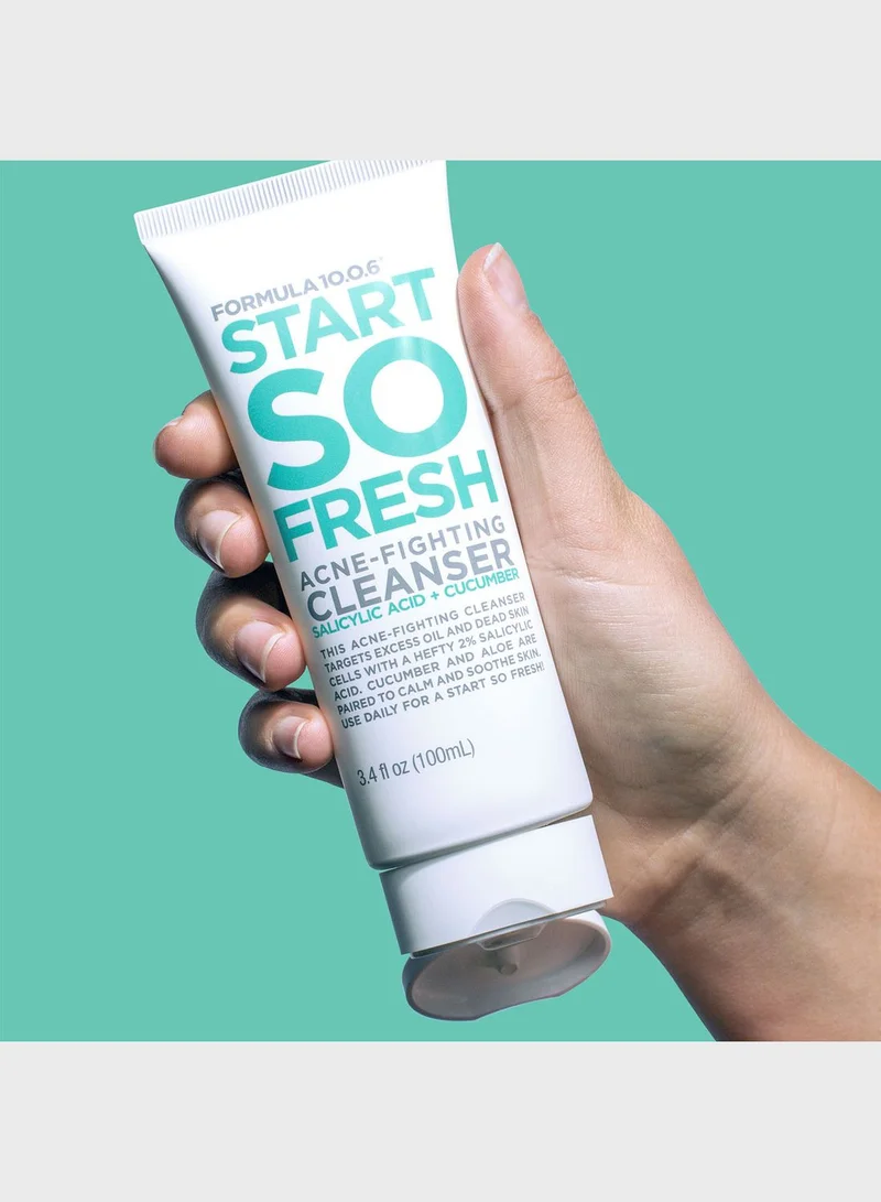FORMULA 10.0.6 Start SO Fresh Acne-Fighting Cleanser Salicylic Acid + Cucumber