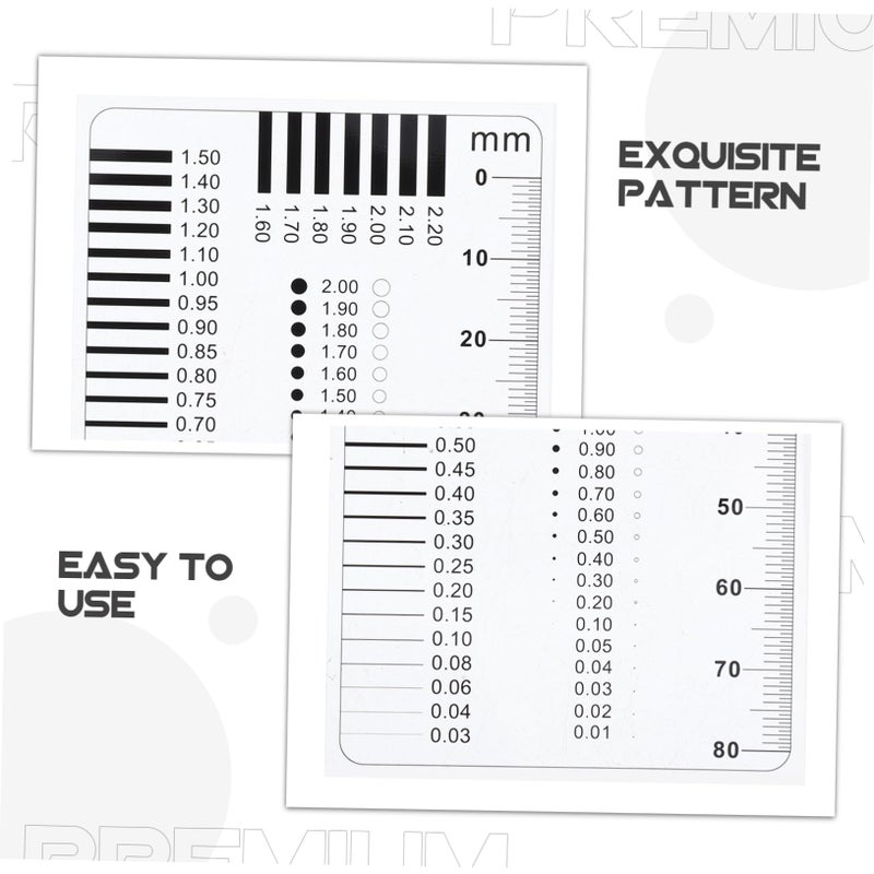 Pocket Ruler For Concrete Scratch And Flaw Detection High Precision Measurement - Image 4