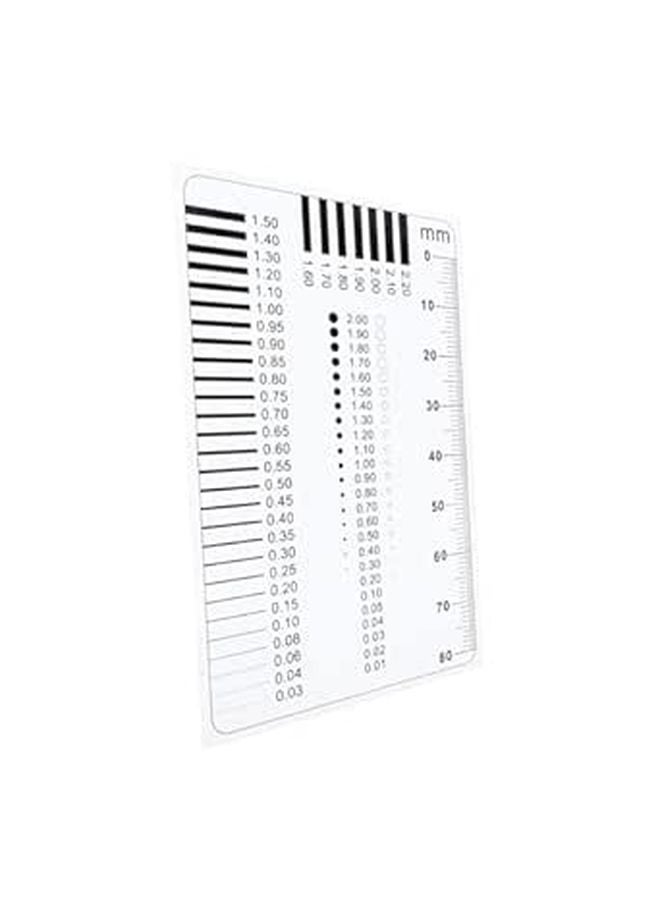 Pocket Ruler For Concrete Scratch And Flaw Detection High Precision Measurement - Image 1