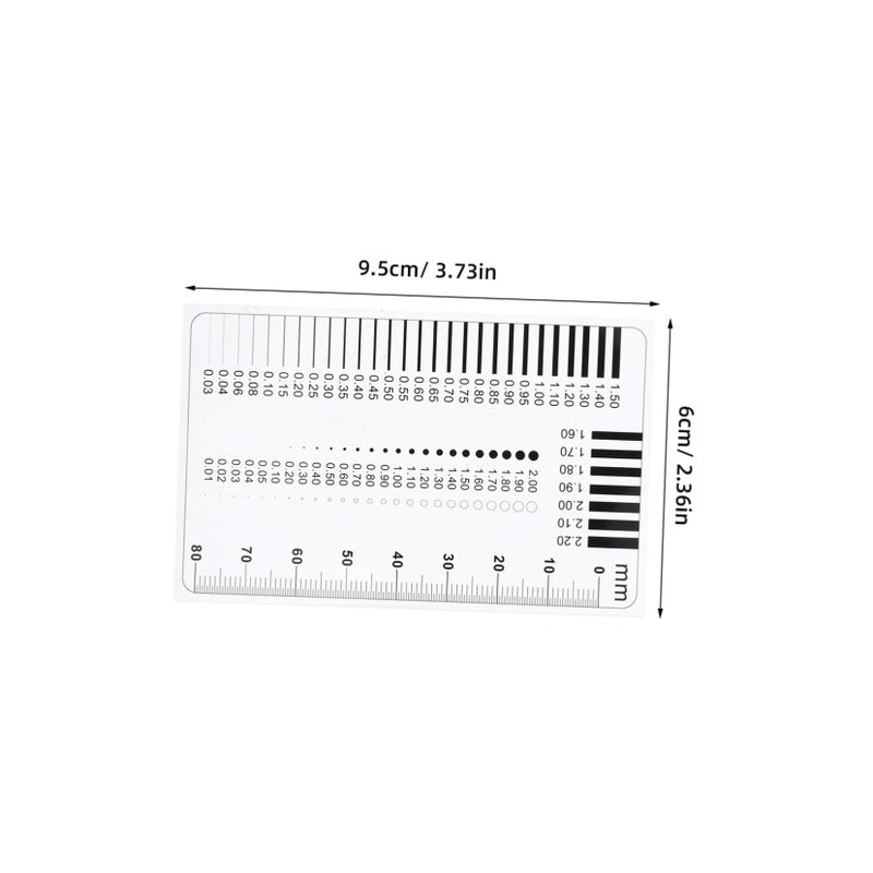 Pocket Ruler For Concrete Scratch And Flaw Detection High Precision Measurement - Image 3