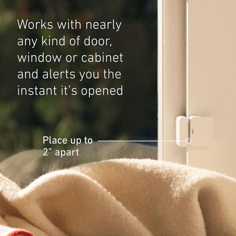 SimpliSafe Entry Sensor (Pack of 4) - Window and Door Protection - Compatible with The Home Security System (New Gen) (Renewed) - Image 2