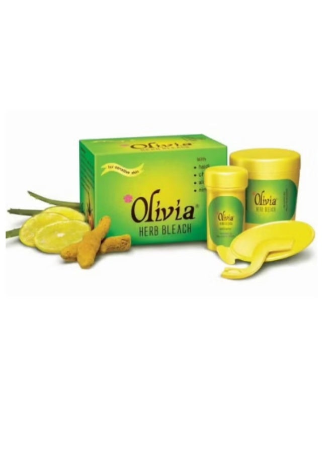 Olivia Herb Bleach Cream 300g – Natural Glow Formula for Sensitive Skin - Image 2
