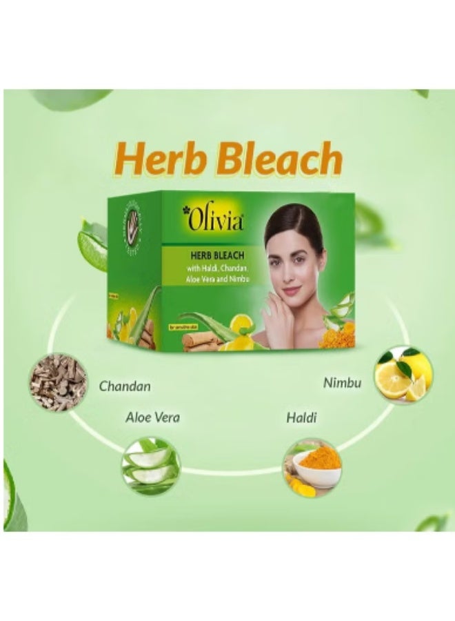 Olivia Herb Bleach Cream 300g – Natural Glow Formula for Sensitive Skin - Image 4