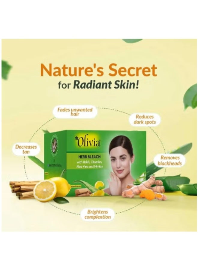 Olivia Herb Bleach Cream 300g – Natural Glow Formula for Sensitive Skin - Image 5