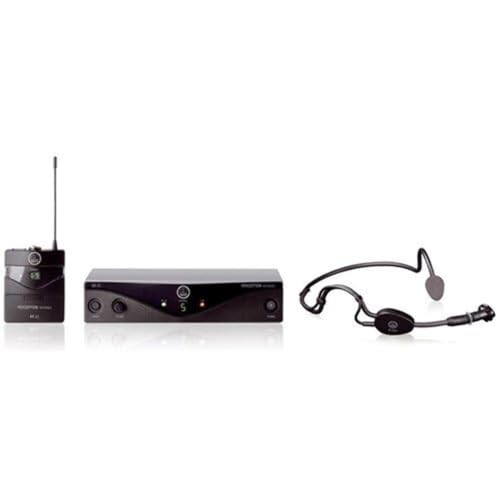 AKG Pro Audio Perception Wireless Microphone System with SR45 Stationary Receiver, PT45 Pocket Transmitter, and C544L Headworn Microphone- Sports Set (3248X00010) - Image 3