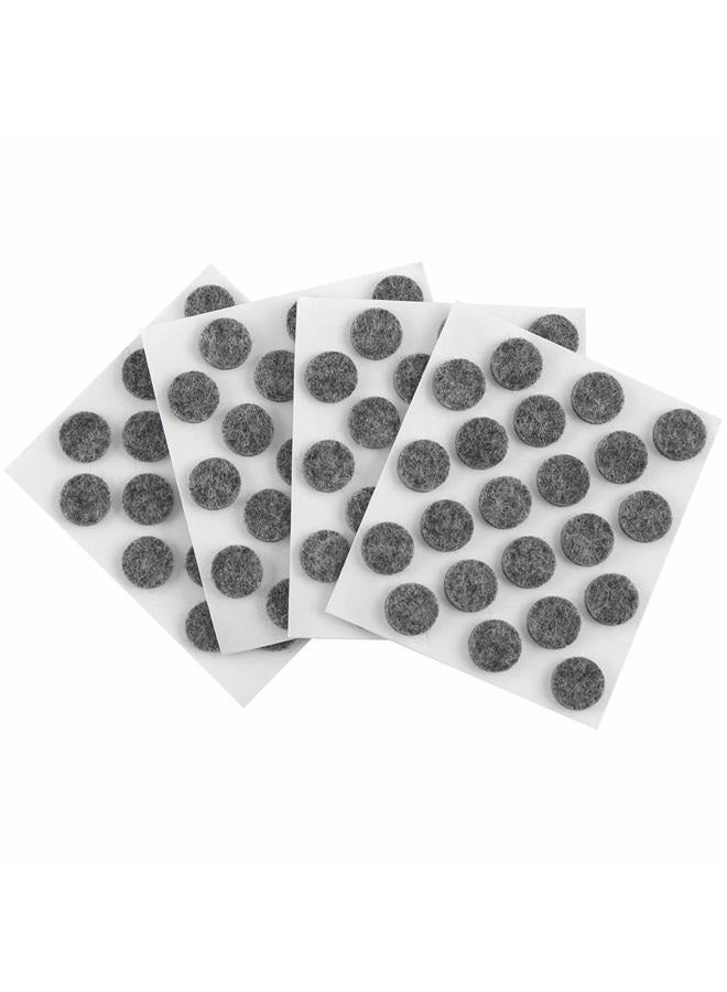 SoftTouch Self-Stick Small Round Felt Pads for Hard Surfaces – Protect Your Hard Surfaces from Scratches, 3/8" Gray Round (84 Pieces) - 4759695N,Grey - Image 1