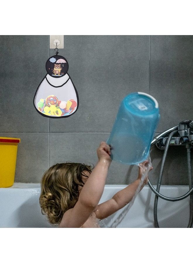 جلوجلو منظم ألعاب الحمام، حقيبة ألعاب الحمام المعلقة لتخزين ألعاب الحمام مع شبكة سريعة الجفاف للأطفال الصغار - Image 2