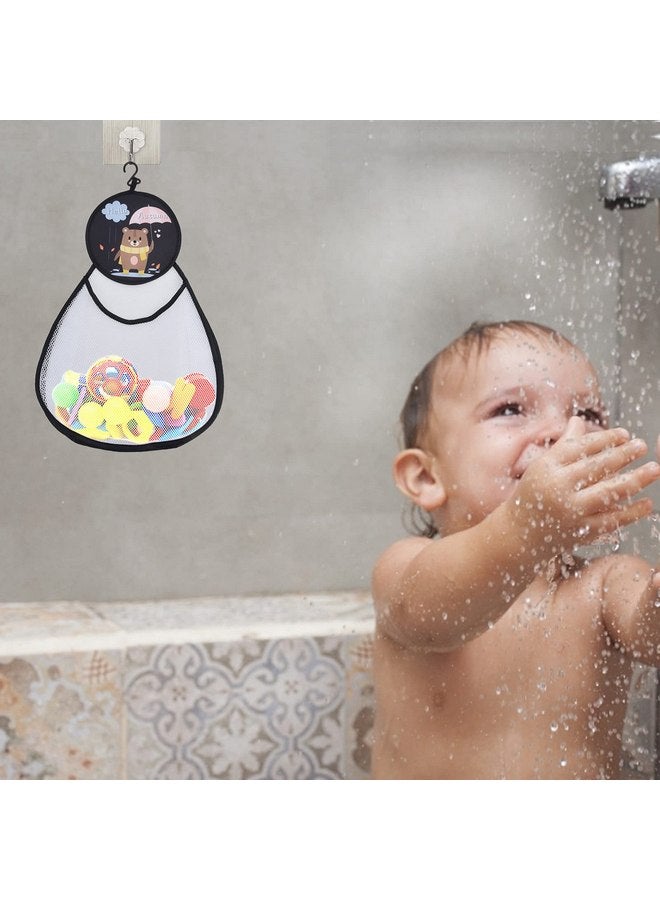 جلوجلو منظم ألعاب الحمام، حقيبة ألعاب الحمام المعلقة لتخزين ألعاب الحمام مع شبكة سريعة الجفاف للأطفال الصغار - Image 4