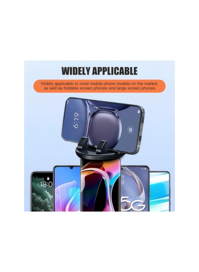 Green Tiger 360°Rotating Car Phone Holder Mount 2025 Updated, Dashboard Cell Phone Holder, Navigation Holder with Luminous Parking Number Plate, Washable Ultra-Stable Chassis Bracket, Universal for Cars (Black) - Image 2