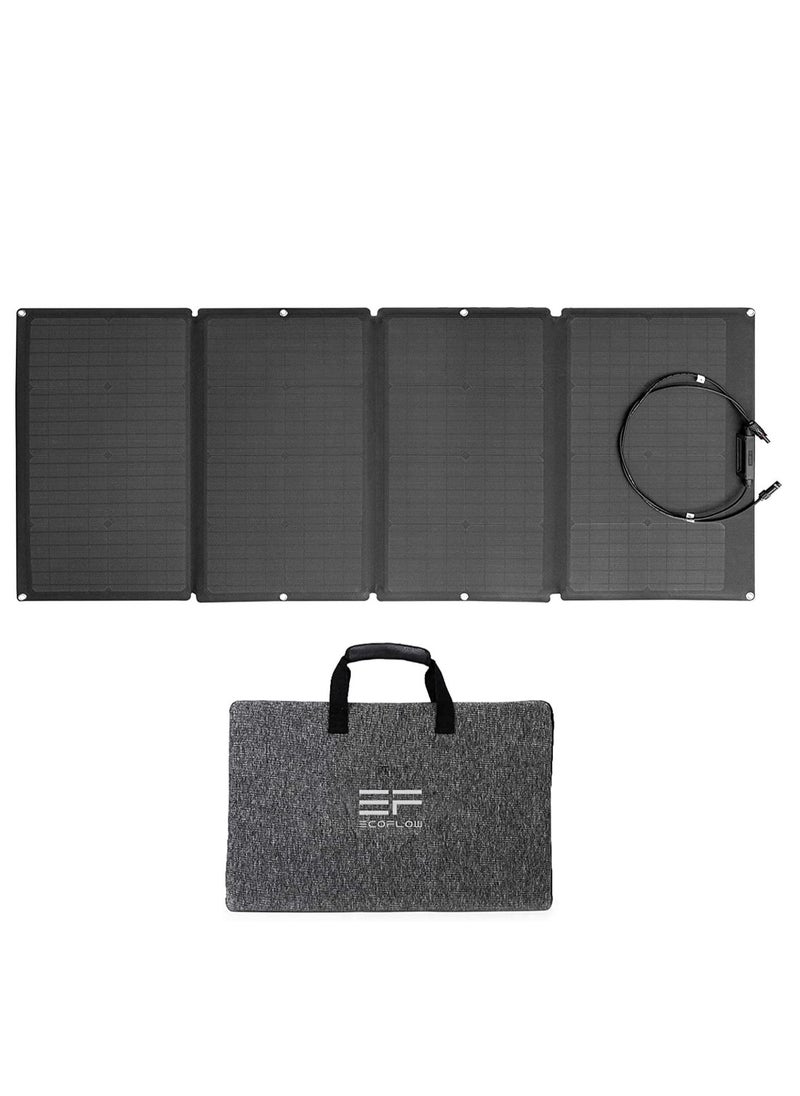 إيكو فلو EF ECOFLOW 160 وات لوحة شمسية محمولة لمحطة الطاقة ، شاحن للطاقة الشمسية قابل للطي مع مسند قابل للتعديل ، مقاوم للماء IP67 للتخييم في الهواء الطلق نظام RV خارج الشبكة ...  - Image 2