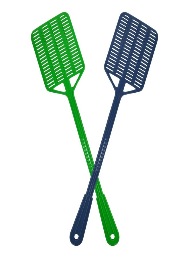 Turtuls Group Fly Swatter for Cockroach,Mosquito,Flies and Centipedes All Instant Killar (Many Colour) Pack of-2 - Image 1
