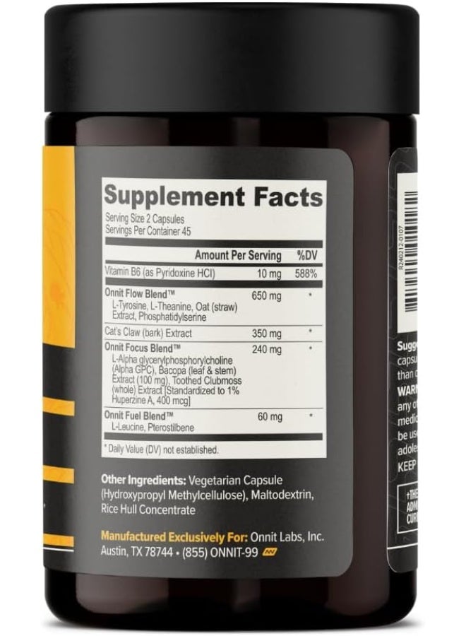 Onnit Alpha Brain Cognitive Support Capsules for Men and Women - Image 5