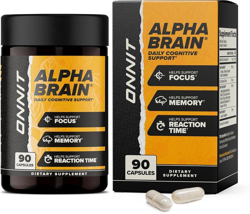 Onnit Alpha Brain Cognitive Support Capsules for Men and Women - Image 1