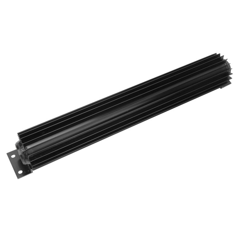 Aluminum Finned Transmission Oil Cooler Universal Black Dual Pass - Efficient Cooling Durable Rust Resistant for Car Truck and More - Image 4