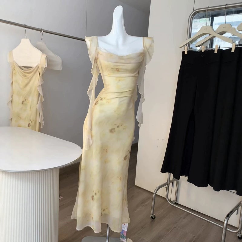 Floral Print Sleeveless Maxi Dress with V-Neck - Image 2