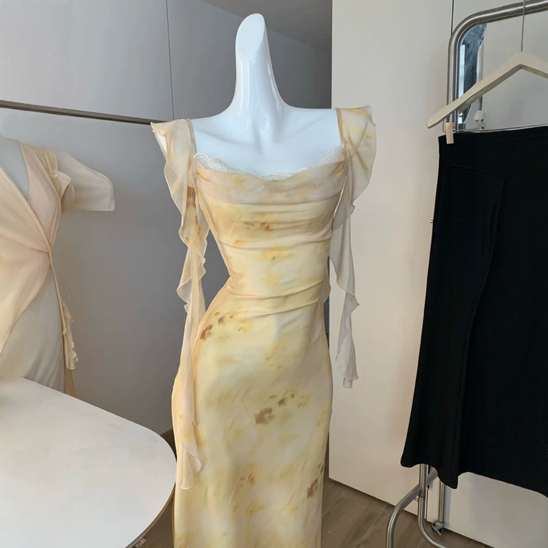 Floral Print Sleeveless Maxi Dress with V-Neck - Image 4