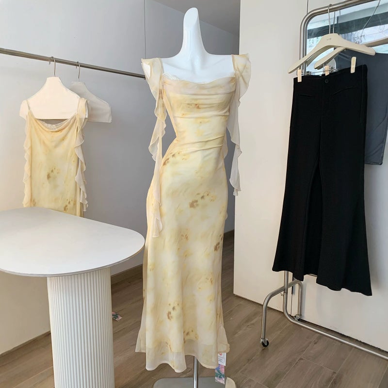 Floral Print Sleeveless Maxi Dress with V-Neck - Image 3