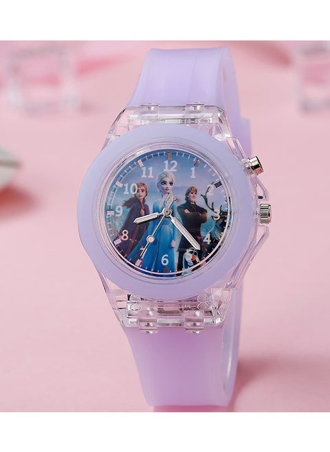 LED Cartoon Ice and Snow Children's Watch
