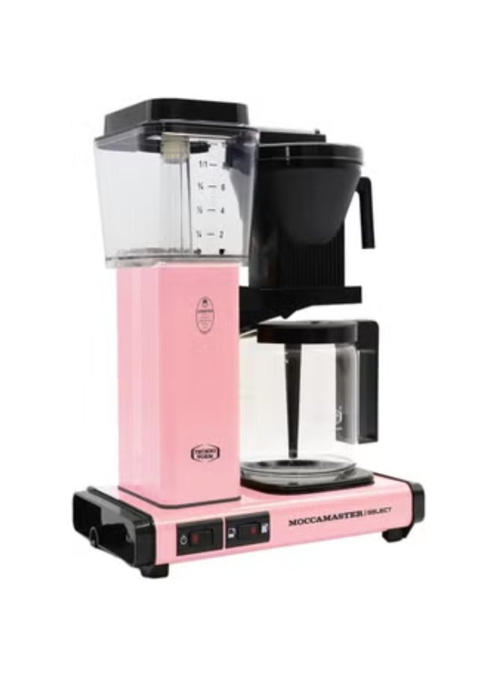 موكا ماستر KBG Coffee Brewer: ماكينة تحضير القهوة المفلترة مع دورق زجاجي – 1.25 لتر – وردي  - Image 2