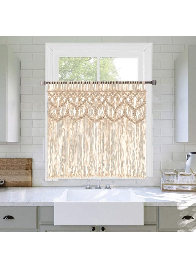 انتيكيانو ستائر بوهو مكرميه - مصنوعه يدويا للتعليق علي الحائط -66 عرض × 68.5 سم طول - Image 3