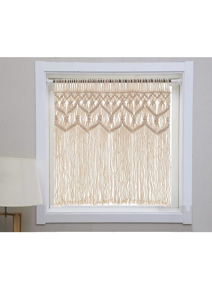 انتيكيانو ستائر بوهو مكرميه - مصنوعه يدويا للتعليق علي الحائط -66 عرض × 68.5 سم طول - Image 2