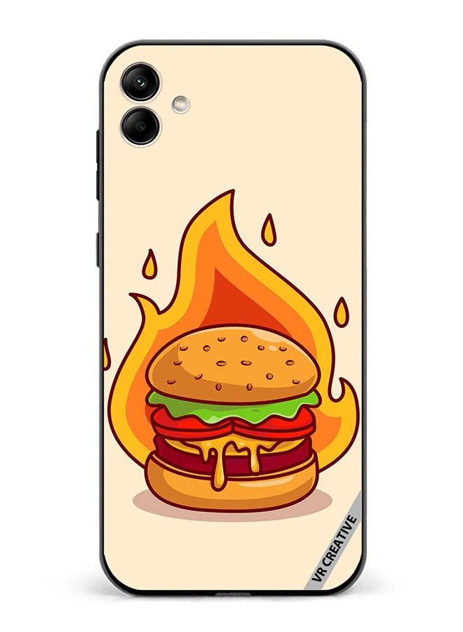 VR CREATIVE Protective Case Cover For Samsung Galaxy A04 Burger Cheese Design Multicolour - Image 1
