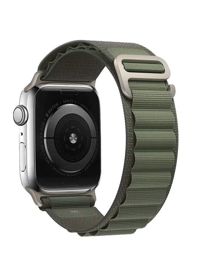 vesus - Replacement Apple Watch Ultra Alpine Loop Band Strap Compatible with 41MM/40MM/38MM for All Series Green - Image 1