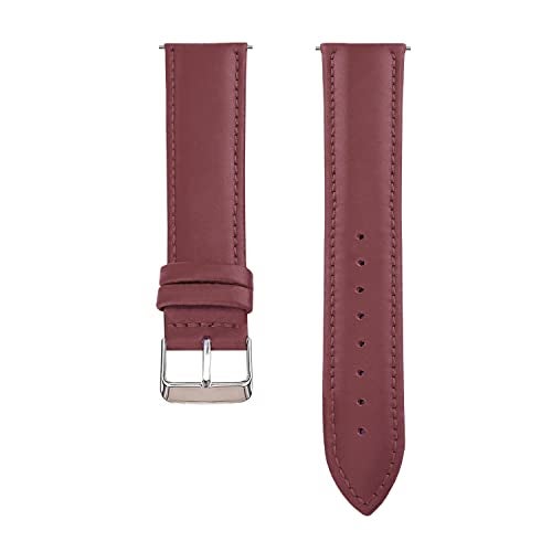 ACM Watch Strap Leather Belt 22mm compatible with Noise Colorfit Ultra 3 Smartwatch Casual Classic Band Brown - Image 2