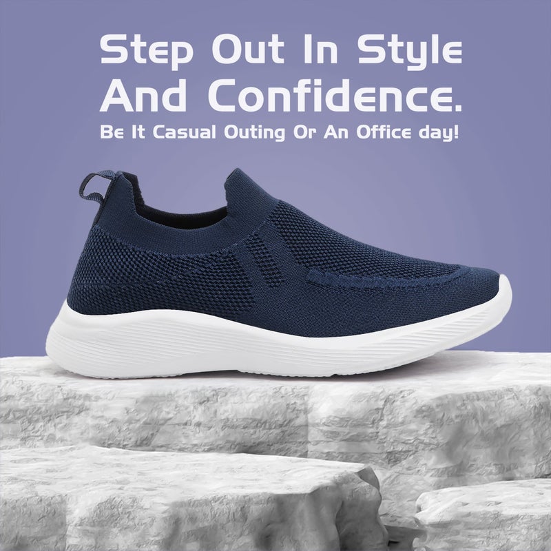 Face أحذية رياضية بحرية للرجال - Image 1