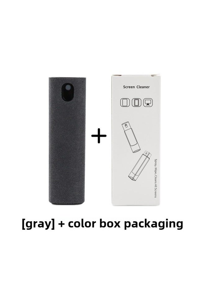 Generic - Mobile Phone Screen Cleaner Portable Spray Wipe Integrated Digital Computer Screen Cleaner Mobile Phone Screen Cleaner-Color:Color Box Packaging: Gray - Image 1