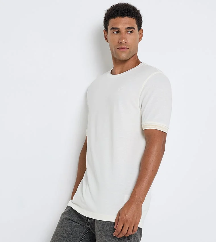 Ben Sherman  Ben Sherman Men's Crew Neck Short Sleeve Graphic T-Shirt for Men | Best Price UAE