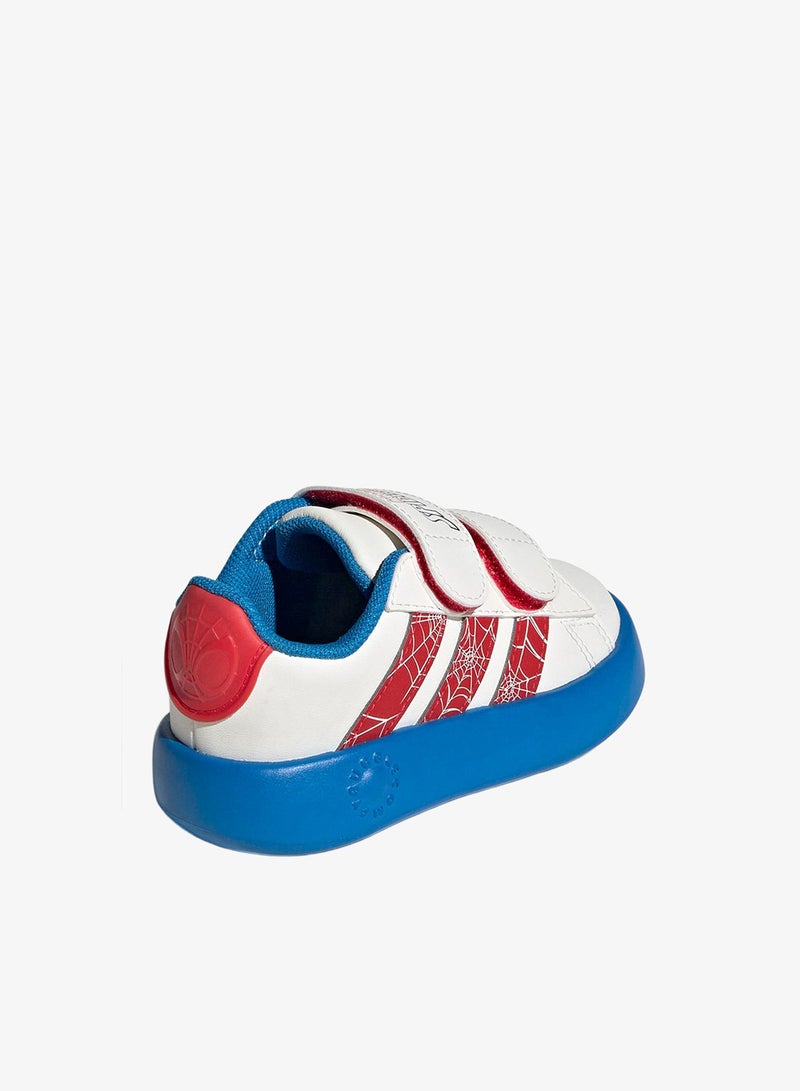 اديداس حذاء جراند كورت سبايدر مان للأطفال الرضع - Image 4