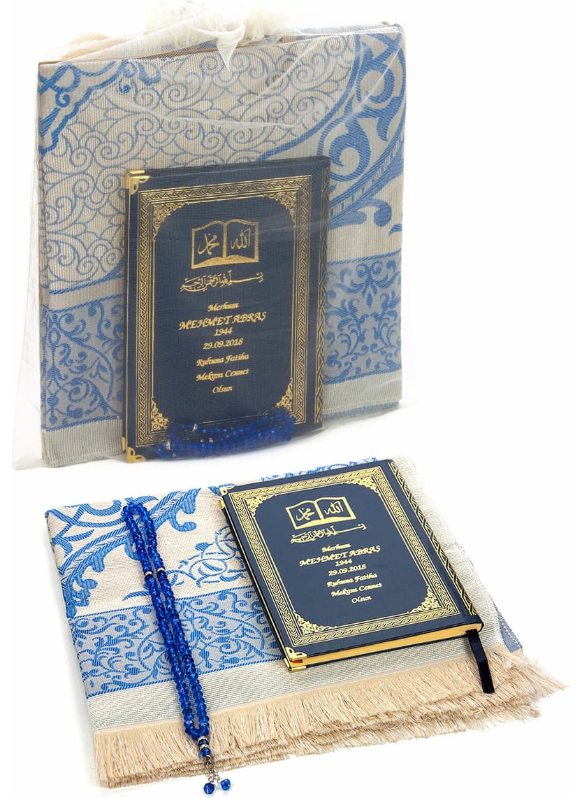 50 Pieces - Name Printed Hardcover Book of Yasin - Prayer Mat - Crystal Prayer Beads Set - Personalized Gift - pzsku/ZB8C29B7613673EC91808Z/45/_/1725726087/71cd1eeb-58c5-41a0-a714-3473099e6195