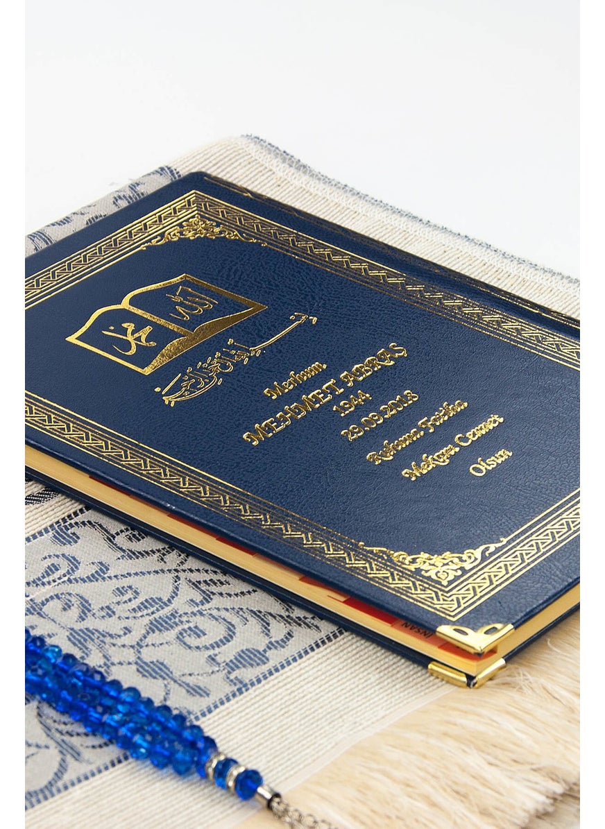 50 Pieces - Name Printed Hardcover Book of Yasin - Prayer Mat - Crystal Prayer Beads Set - Personalized Gift - pzsku/ZB8C29B7613673EC91808Z/45/_/1725726100/3e6e7410-07f1-426a-9a85-cc4fb9286cfb