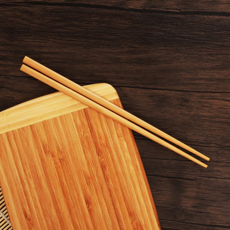 Joyce Chen Reusable Burnished Bamboo Chopsticks Set, 5 Pair - Image 3