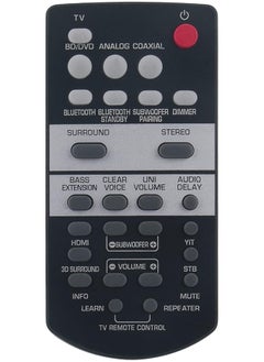 erorex Replaced Remote Control Fit For Yamaha Sound Bar Yas 105 Yas 103 Yas 203 Ats 1070 Yas 107 Yas 108 Yas 207 Ats 1060 Ats 1080 Ats 1030 Fsr66 Zj78750 Zv28960 Zv289600 Home Audio Speaker System  - Image 1
