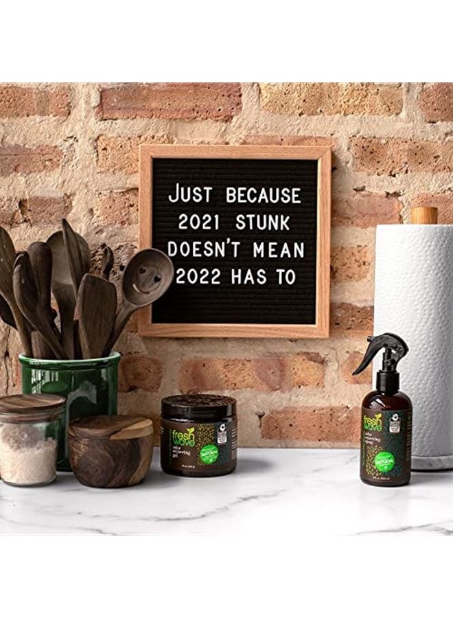 Fresh Wave جل إزالة الروائح، 15 أونصة | ماصات الروائح للمنزل | تخفيف الروائح بشكل آمن | مزيل الروائح الطبيعي المستند إلى النباتات | كل 15 أونصة تدوم 30-60 يومًا | للطهي، القمامة والحيوانات الأليفة - Image 2