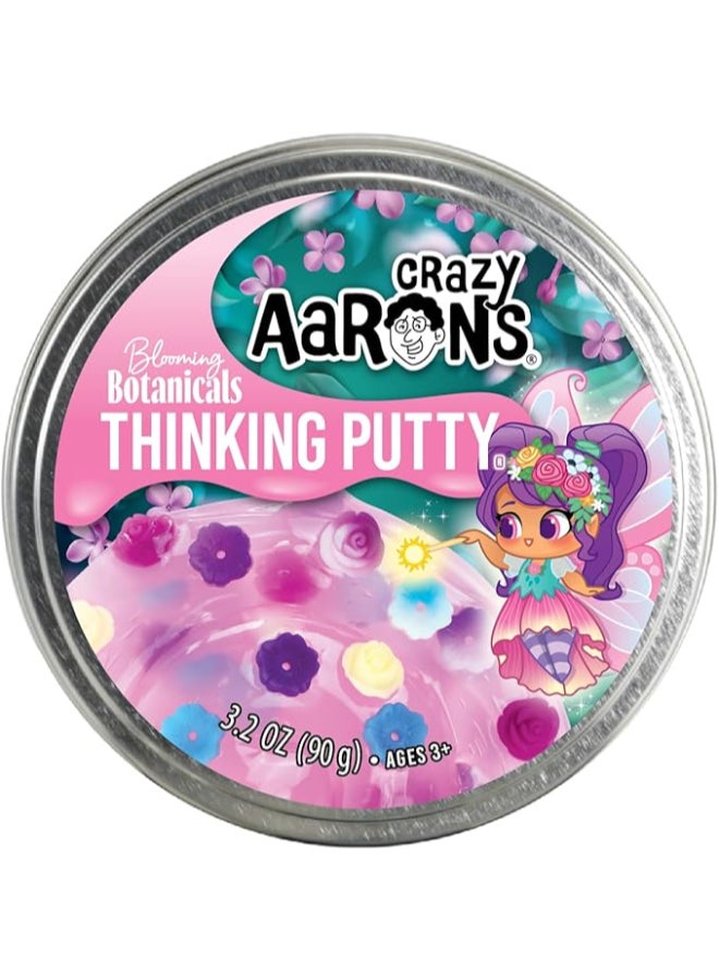 Crazy Aaron's بوتانيكالز المتفتحة - علبة تفكير بحجم كامل 4" | نشطت بواسطة الشمس: شاهد الألوان "تتفتح" عندما | لعبة فidget من معجون التوتر - Image 1