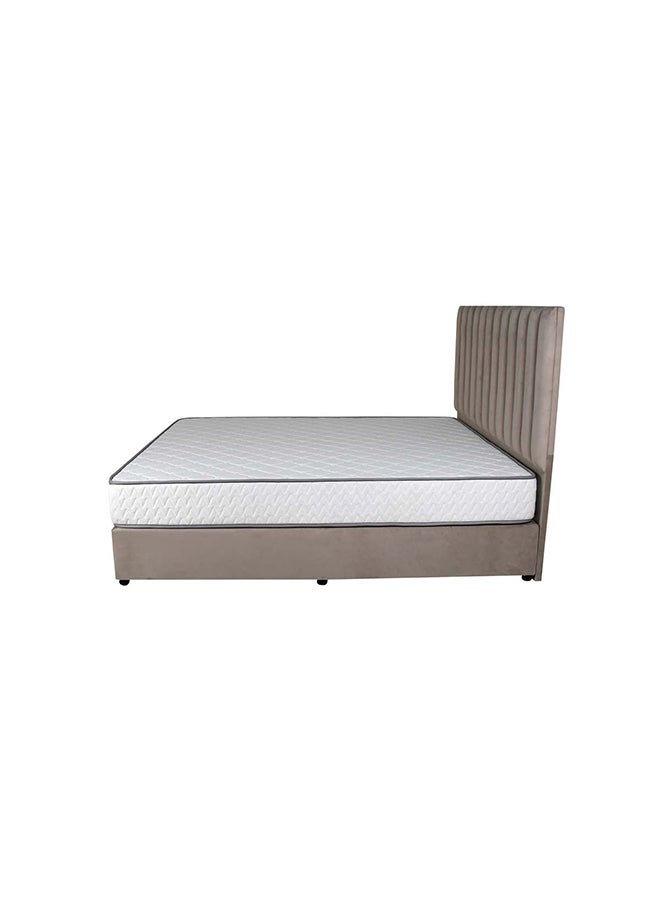 Bed and Mattress Zone Opulence Upholstered Bed 203 X 200 Super King Size Muted Beige Color, Mattress Size-200x200cm (Mattress sold separately)  - Image 4