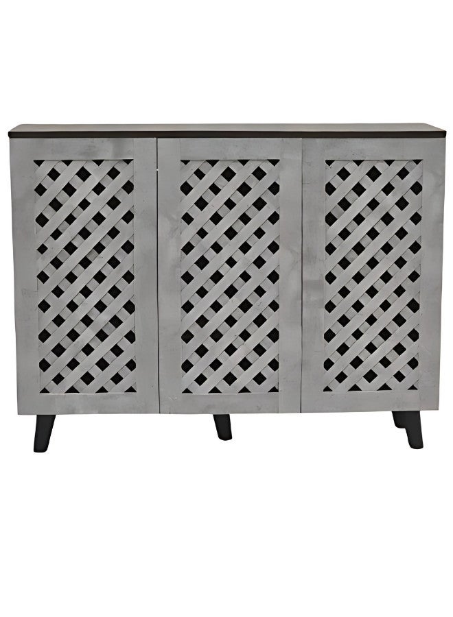 ALWASIT HOME Modern Wooden Shoe Cabinet, Shoes Rack With Storage, Shelf Cabinet - Image 1