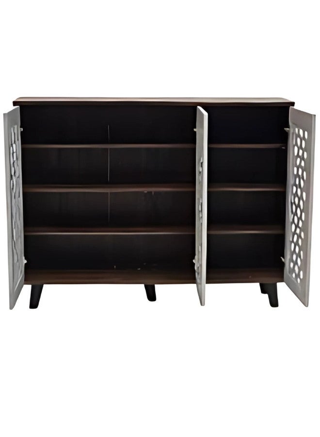 ALWASIT HOME Modern Wooden Shoe Cabinet, Shoes Rack With Storage, Shelf Cabinet - Image 3