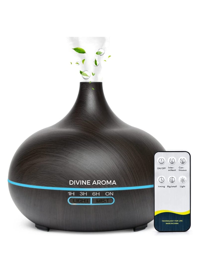 DIVINE AROMA - Divine Aroma Aromatherapy Combo Aroma diffuser funnel type Lavender Essential Oil 10 ml 100 Natural Pure - Image 1